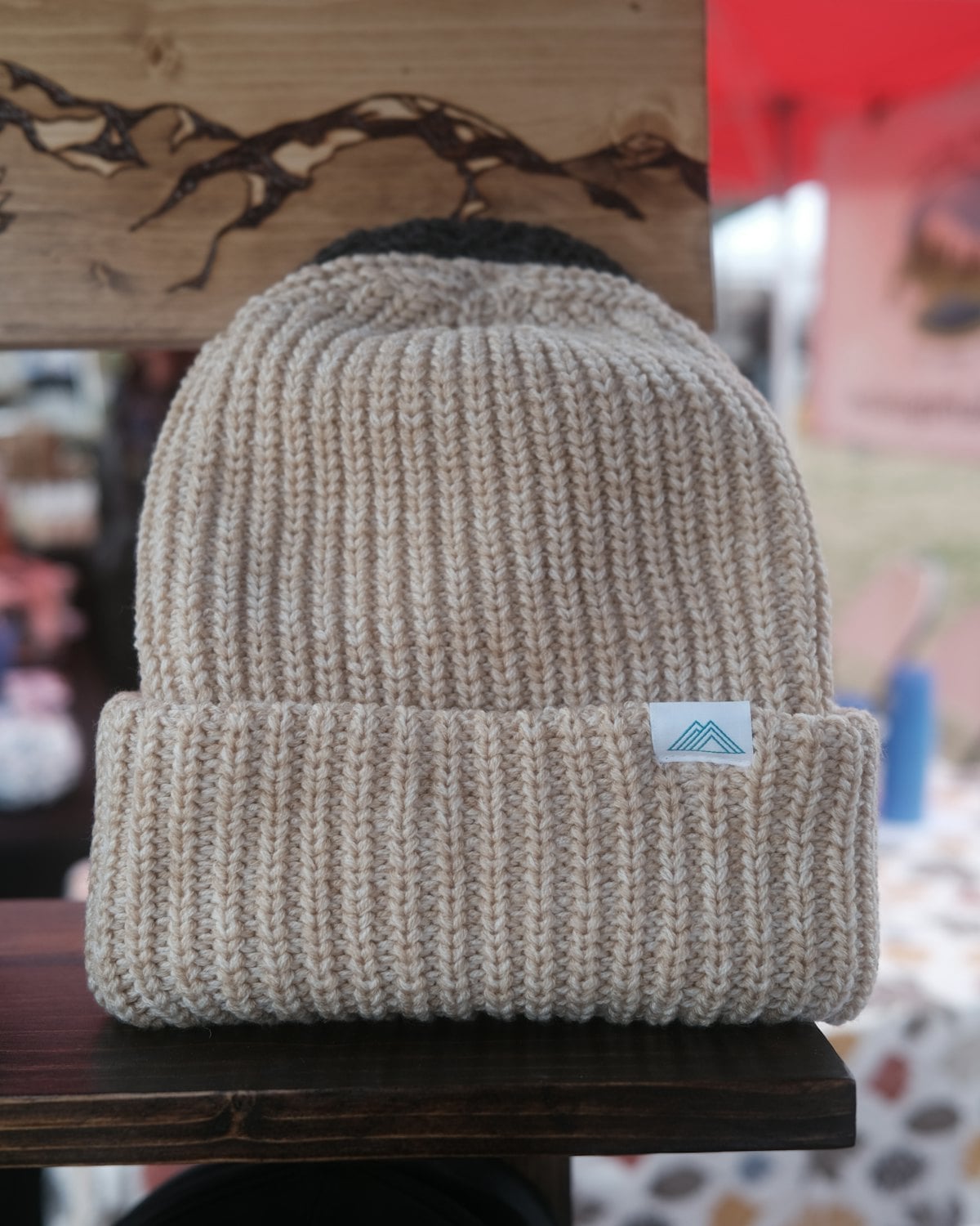 Cashmere Rib Beanie