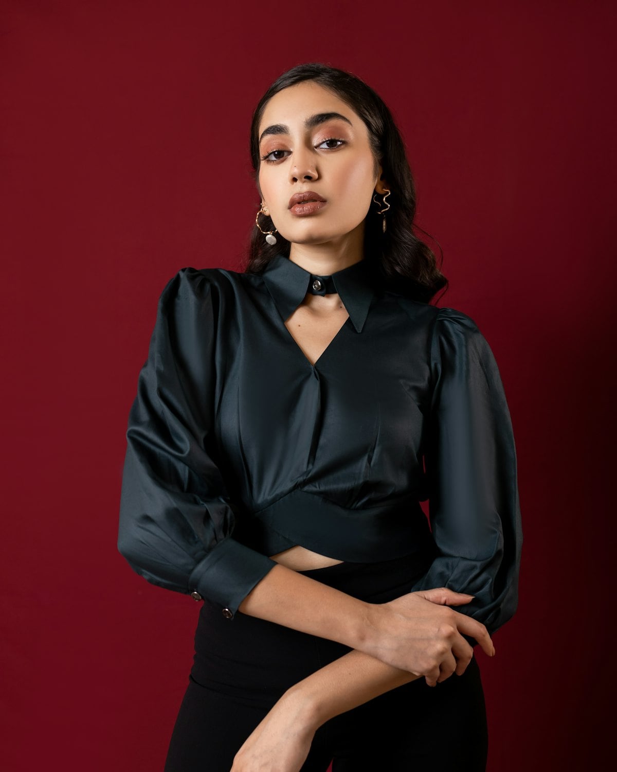 Silk Crepe Blouse